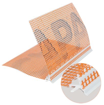 Bild von Capatect Tropfkantenprofil Inneneck mit Gewebe PGS 50 18 33